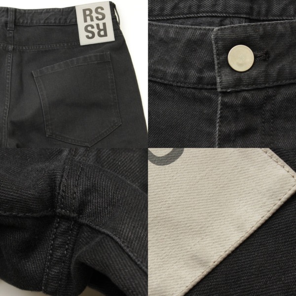 ラフ シモンズ(Raf Simons) 18AW Regular fit jeans with patches