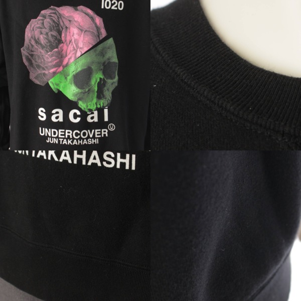 サカイ sacai アンダーカバー メンズ 17年 コットン クルーネック