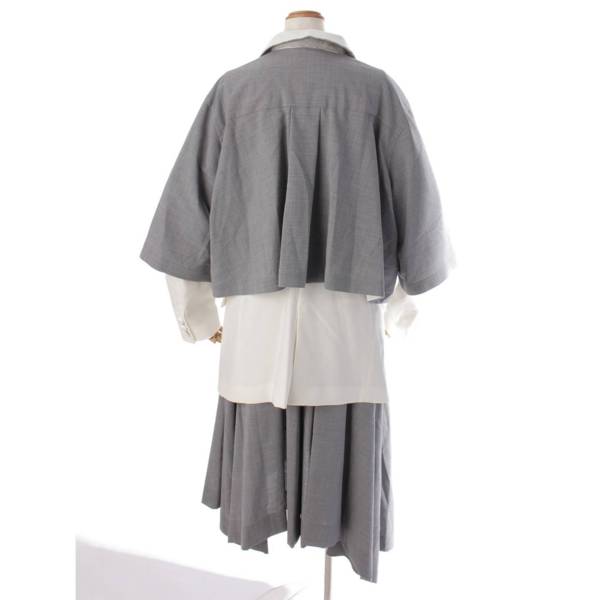 サカイ Suiting Asymmetry Skirt アシンメトリースカート