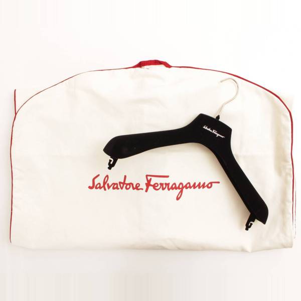 サルバトーレフェラガモ(Salvatore Ferragamo) ムートン ノーカラー ロングコート アウター ベージュ 42 中古 通販 retro  レトロ