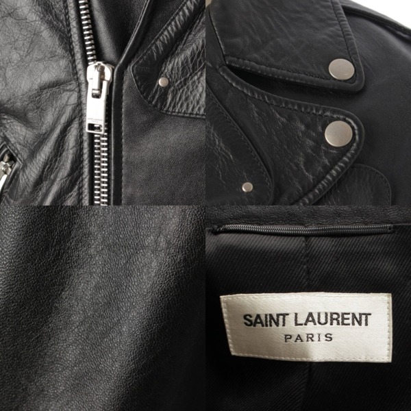 羊革レザージャケットSaint Laurent サンローラン　未使用に近い　ラムレザージャケット