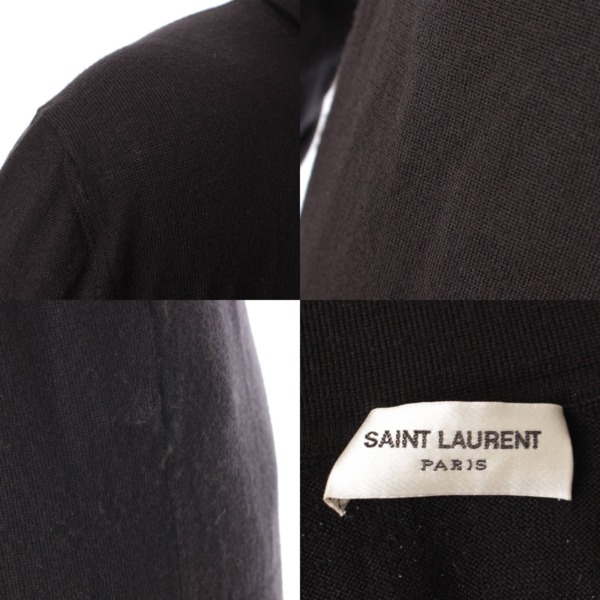 サンローラン(SAINT LAURENT) メンズ 17AW カシミヤ タートルネック ニット セーター 504144 ブラック M 中古 通販  retro レトロ