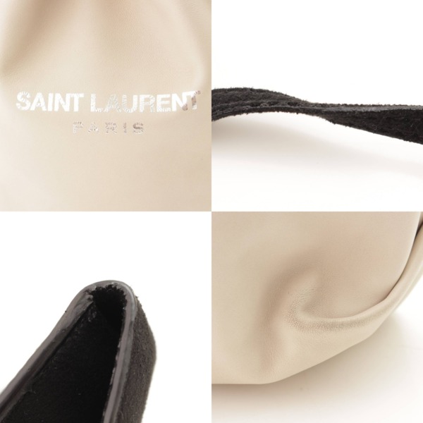 サンローラン(SAINT LAURENT) テディ レザー チェーンショルダー 巾着