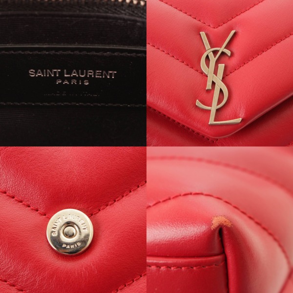 サンローラン(SAINT LAURENT) ルル トイバッグ レザー モノグラム