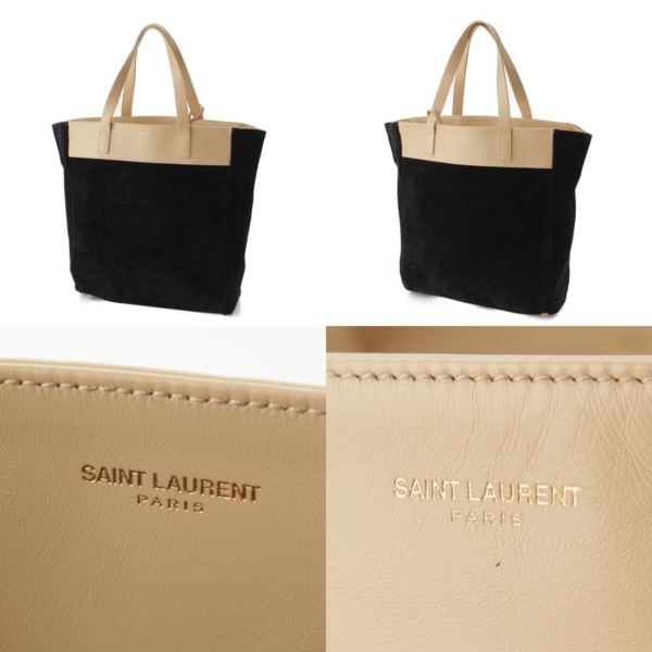 サンローラン SAINT LAURENT リバーシブル カバス レザー トートバック