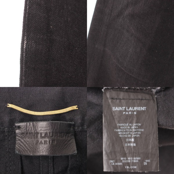 サンローラン(SAINT LAURENT) 13年 ローライズ ストレッチ デニム