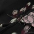 花柄 アシンメトリー ブラウス トップス KCC1W202 ブラック×ピンク