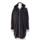 スプリングコート フード 袖ロゴ アウター ブラック 34
