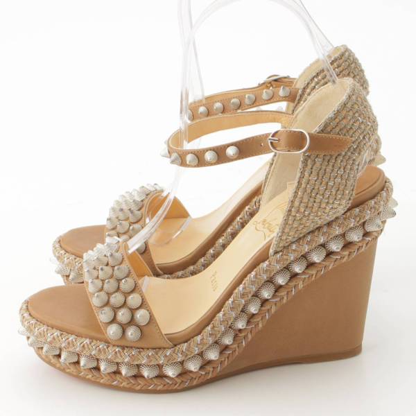 ☆CHRISTIAN LOUBOUTIN☆Lata 110 sandalsフラットフォーム3センチ - 靴