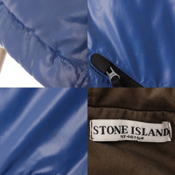 ストーンアイランド(Stone Island) メンズ 10AW ICE JACKET ダウンジャケット アイスジャケット ブルー L 中古 通販  retro レトロ