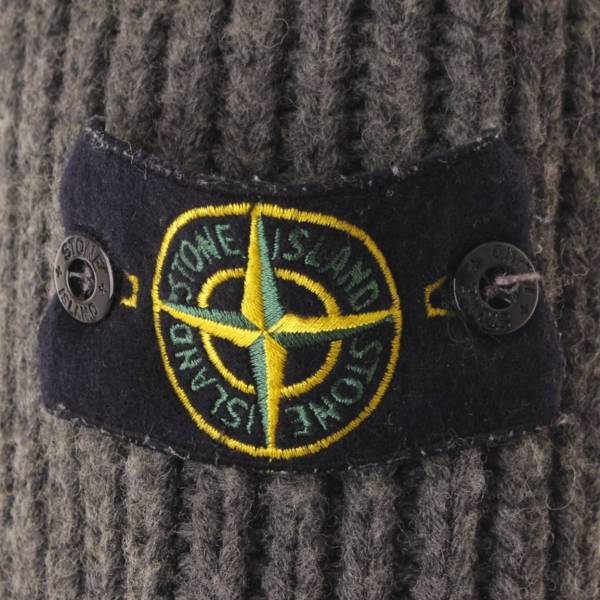 STONE ISLAND 07aw ジップニット フード-