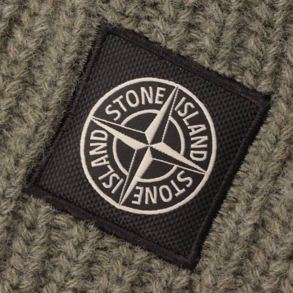 ストーンアイランド(Stone Island) ローゲージリブ編み ウール ニット