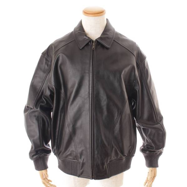 シュプリーム(Supreme) メンズ 18SS Studded Arc Logo Leather Jacket 