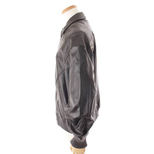 シュプリーム(Supreme) メンズ 18SS Studded Arc Logo Leather Jacket 