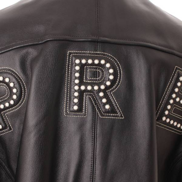 シュプリーム(Supreme) メンズ 18SS Studded Arc Logo Leather Jacket