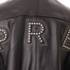 Y 18SS Studded Arc Logo Leather Jacket X^bY S WPbg ubN M