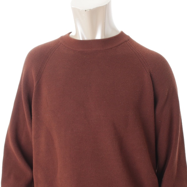 極美品 スティーブンアラン ウール混 ニット セーター 中間色 ブラウン 赤