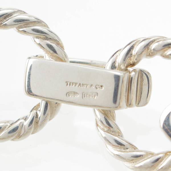 先行SALE】ティファニー Tiffany ヴィンテージ ツイスト サークル ブレスレット アクセサリー sv925 シルバー 64.8g 中古 通販  retro レトロ