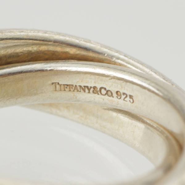 ティファニー(Tiffany) トリニティ 3連リング 指輪 SV925 11号