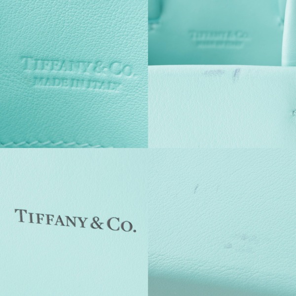 ティファニー(Tiffany) ミニ ショッピング トート 2WAY ショルダーバッグ ハンドバッグ ブルー 中古 通販 retro レトロ
