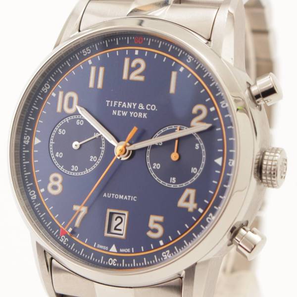ティファニー(Tiffany) メンズ CT60 自動巻き クロノグラフ SS 腕時計 ...