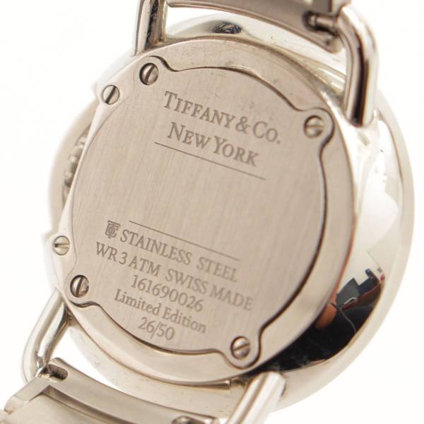 ティファニー(Tiffany) Tウォッチ 日本限定 シェル文字盤 QZ 腕時計 