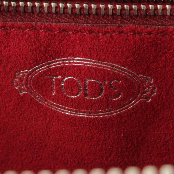 トッズ(Tods) WAVE BAG ウェーブ レザー 2way スタッズ ハンドバッグ