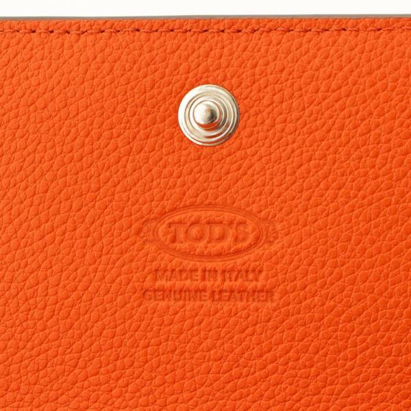 トッズ(Tods) レザー 三つ折り長財布 XAWSELB9500 ブラウン 中古 通販