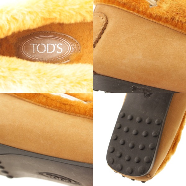 トッズ(Tods) ファーライニング ドライビングシューズ モカシン