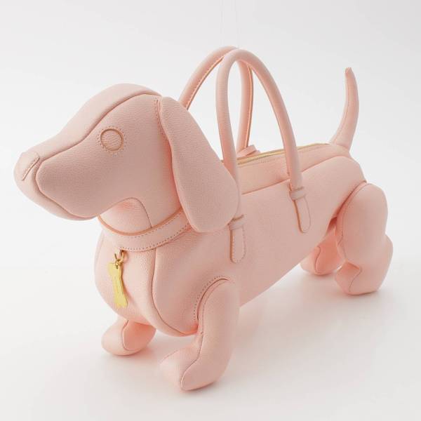 トムブラウン Thom Browne ヘクター ペブルグレインレザー DOG ドッグ 犬型 動物 ハンドバッグ ピンク 中古 通販 retro レトロ