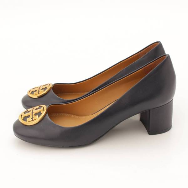 トリーバーチ(Tory Burch) BENTON レザー パンプス 55121 ネイビー 7.5 