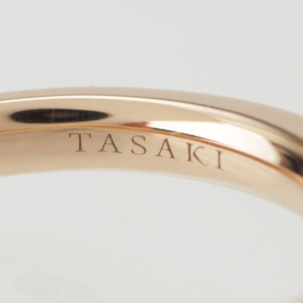 タサキ TASAKI ルミノ カラーストーン リング 指輪 SG750 サクラゴールド ピンクゴールド 11.5号 中古 通販 retro レトロ