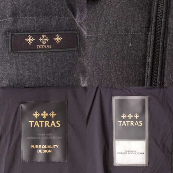 買い方タトラス TATRAS ダウンコート LTA17A4571 - グレー レディース 長袖/冬 コート XLサイズ以上