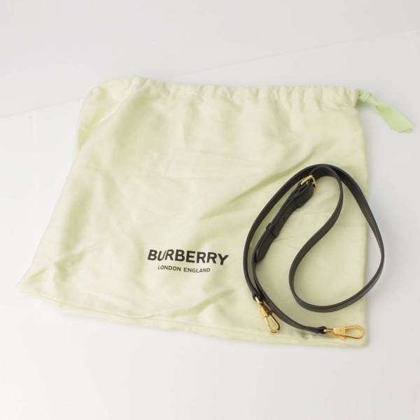バーバリー(Burberry) レザー ベビー タイトル 2wayトートバッグ ロゴ 