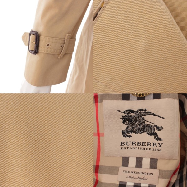 バーバリー(Burberry) ケンジントン コットン ロング トレンチコート ベージュ 40 中古 通販 retro レトロ