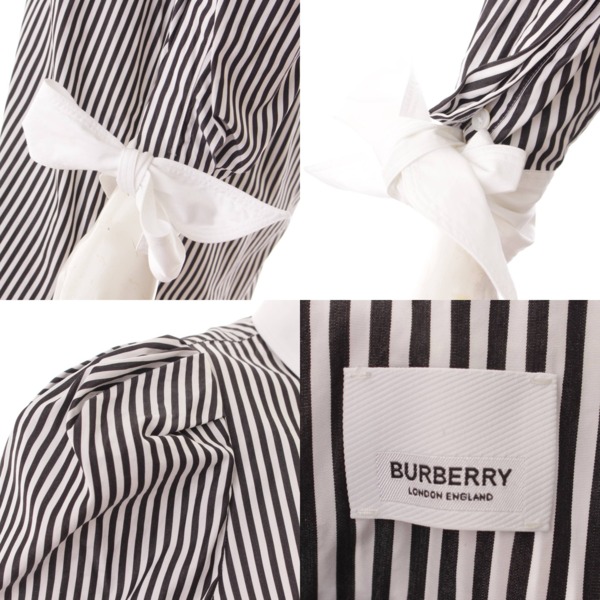 バーバリー(Burberry) 20SS コットン ストライプ シャツドレス