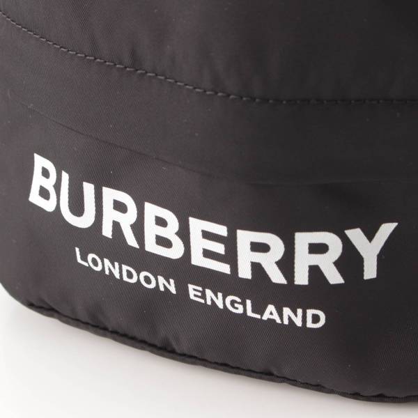 バーバリー Burberry ロゴ ナイロン 巾着 ポーチ バッグ ブラック 中古 通販 retro レトロ