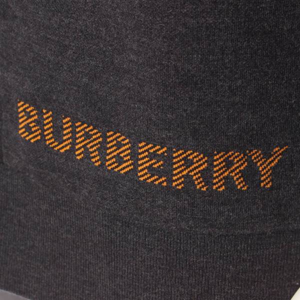 バーバリー Burberry メンズ メリノウール ロゴ オーバーサイズ カーディガン 8034440 チャコールグレー S 中古 通販 retro  レトロ