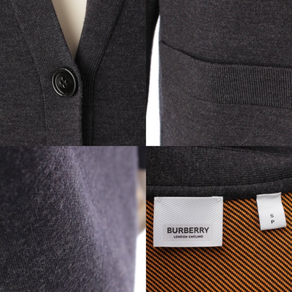 バーバリー Burberry メンズ メリノウール ロゴ オーバーサイズ