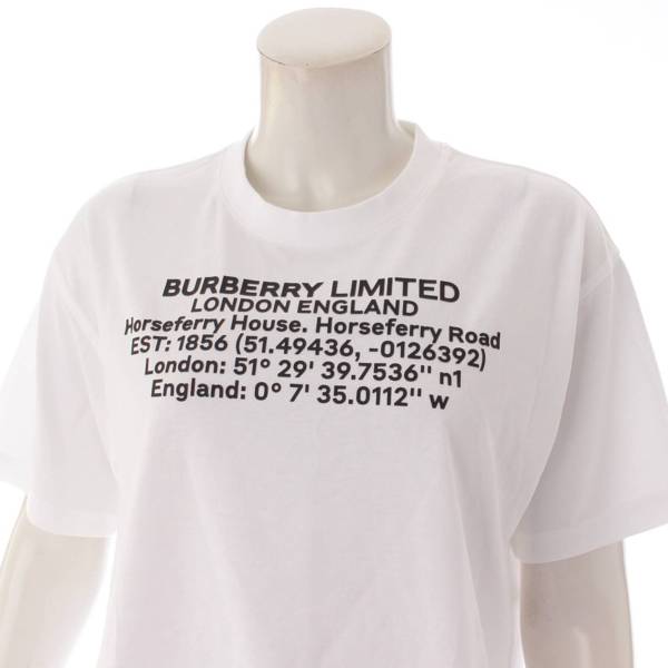 バーバリー(Burberry) 20SS クルーネック Tシャツ 8024629 ホワイト