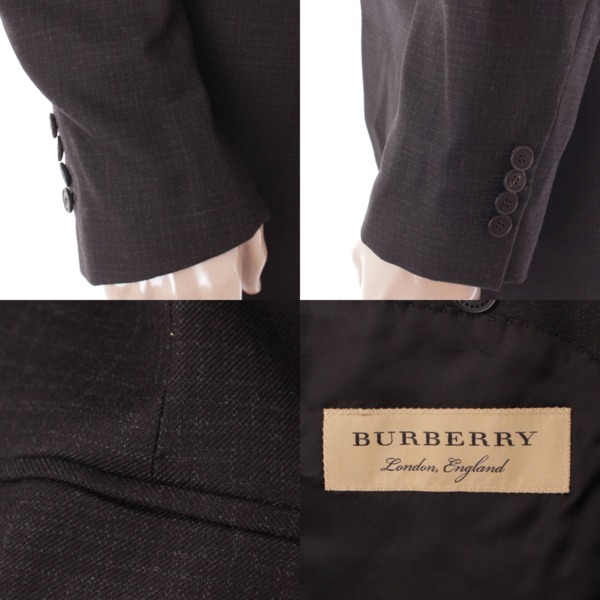 バーバリー(Burberry) メンズ カシミヤ シングル スーツ セットアップ