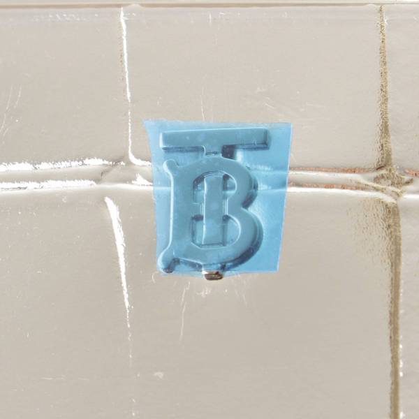 バーバリー(Burberry) クロコ型押し ロゴ パスケース カードケース