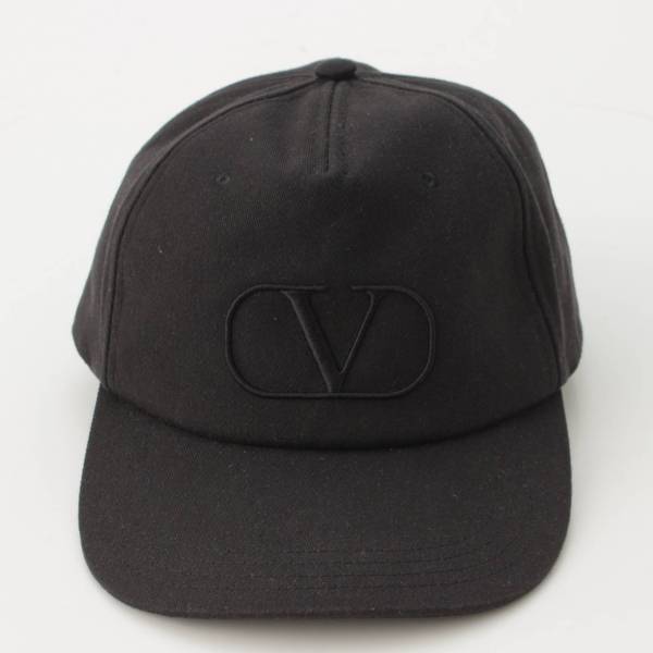 ヴァレンティノ Valentino Vロゴ キャップ 帽子 XY0HDA10BDL ブラック ...