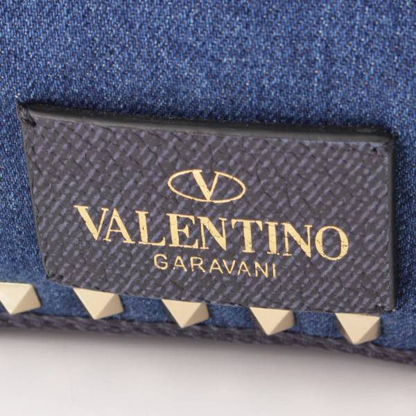 ヴァレンティノ(Valentino) ロックスタッズ 刺繍 デニム 2way