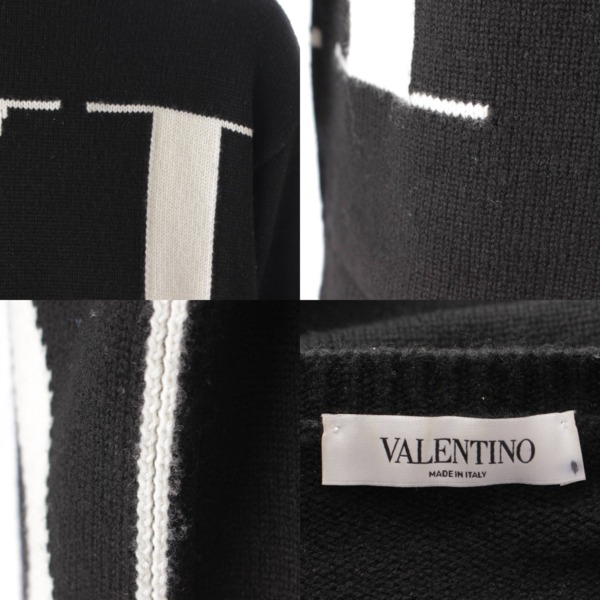 ヴァレンティノ Valentino メンズ カシミヤ VLロゴ クルーネック