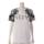 1/28出品VLTNロゴ レーススリーブ コットン 半袖 Tシャツ トップス ホワイト XS