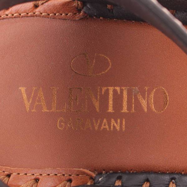 ヴァレンティノ(Valentino) V LOGO レザー ウェッジソール ヒール