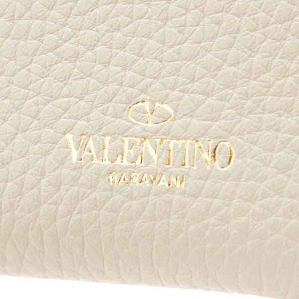 ヴァレンティノ(Valentino) レザー ロックスタッズ カードケース 