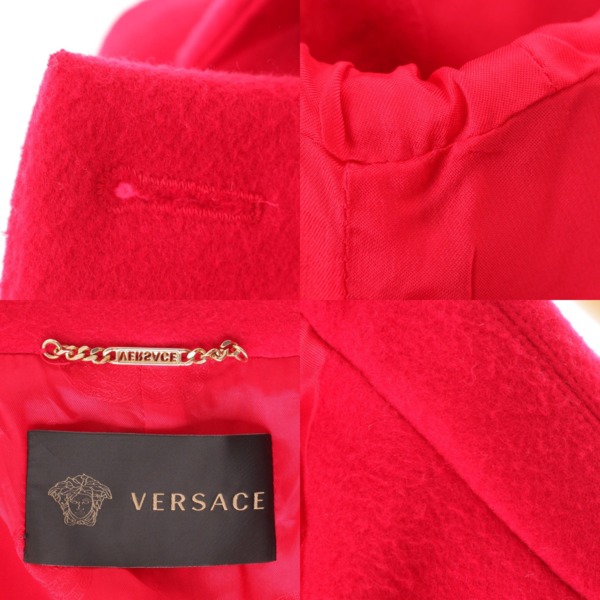 ヴェルサーチ(Versace) メドゥーサ ウール ロングコート アウター