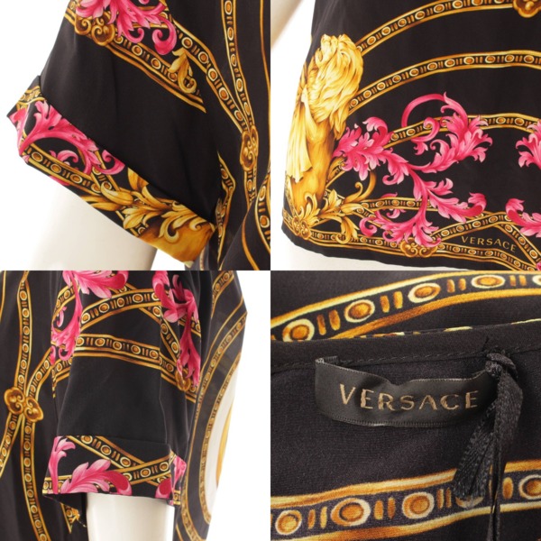 ヴェルサーチ Versace ブラウス メデューサ柄-